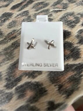 Petite X earrings